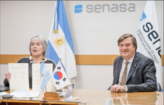 Argentina firmó acuerdo de equivalencia en inocuidad con Corea del Sur
