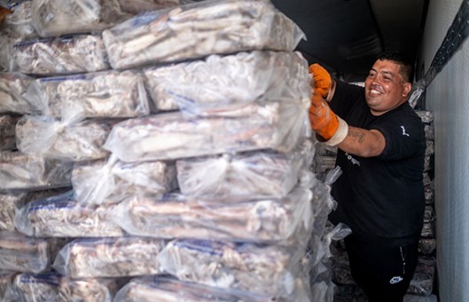 Las exportaciones de calamar no logran compensar las caídas del langostino y la merluza